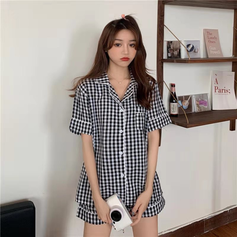 Đồ Bộ Pijama Dài Tay Chất Thô Hàn Mềm Mại DN97 | BigBuy360 - bigbuy360.vn