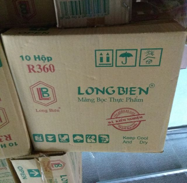 1 thùng màng bọc thực phẩm Long Biên R360 ( 10 hộp)