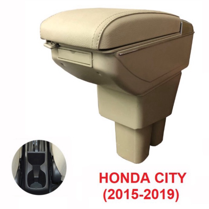 Hộp tỳ tay ô tô Honda City 2015-2019 tích hợp 7 cổng USB. Mã:DUSB-HDCTY (HÀNG LOẠI 1)