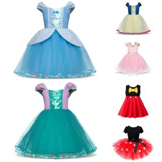 Đầm Công Chúa Lọ Lem Hóa Trang Halloween Cho Bé Gái