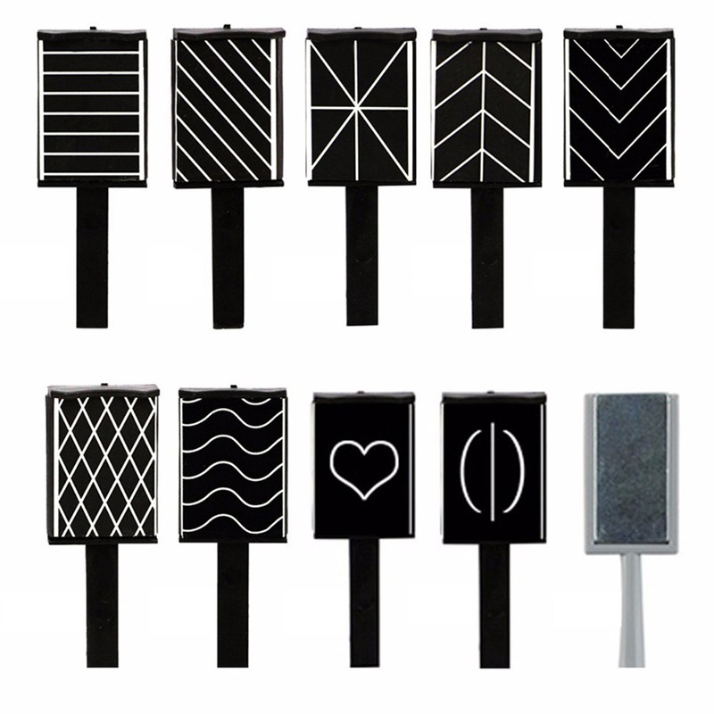 Bộ 11 dụng cụ bút nam châm vẽ gel uv sơn móng nghệ thuật tạo kiểu mắt mèo 3d tự làm