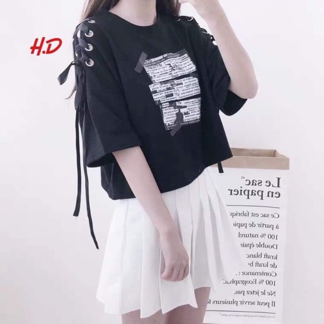 [Mã WASTUP giảm 10% tối đa 30K đơn 99K] Áo crt oze vai HDK678 | BigBuy360 - bigbuy360.vn