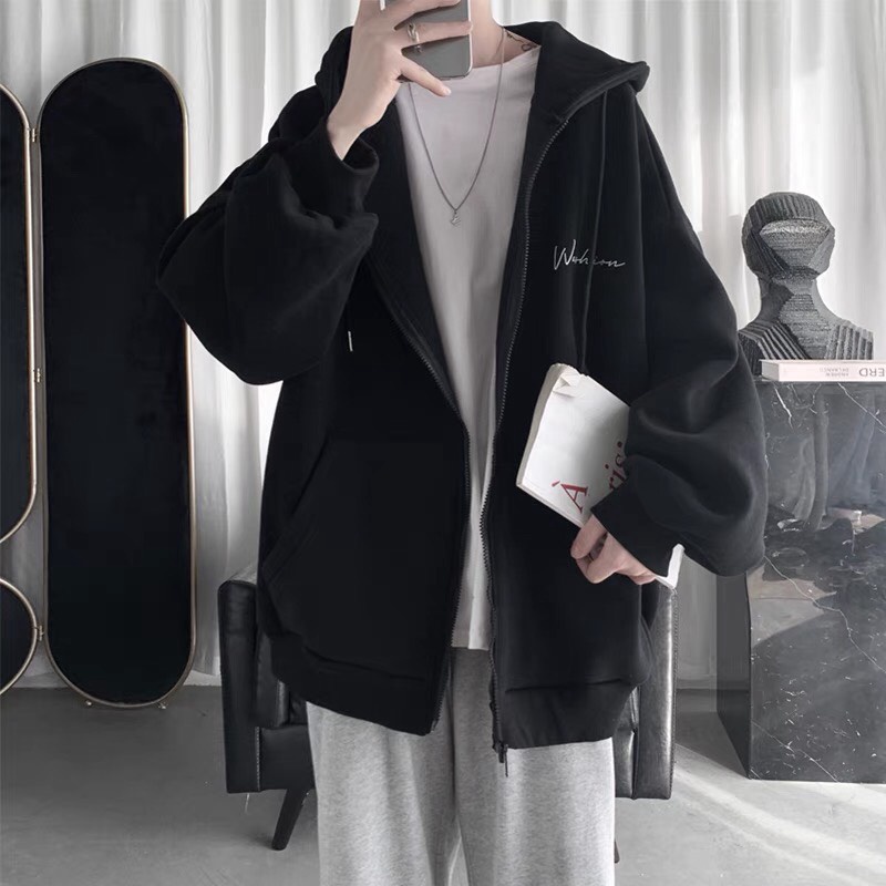 Áo Hoodie Nam Nữ Chất Nỉ Dày Mịn Thời Trang Cùng Họa Tiết Chữ IN Đẹp Thời Trang Super Fashion