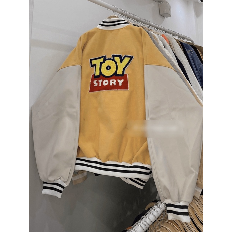 Áo Khoác Bomber Unisex Chấ Dù 2 Lớp Cúc Bấm IN chữ  TOY Story  - ĐĂNG QUANG CLOTHER