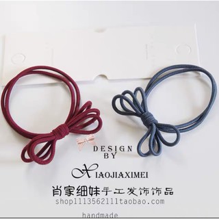 Combo 10 dây Cột Tóc Nơ Trơn Siêu Xinh