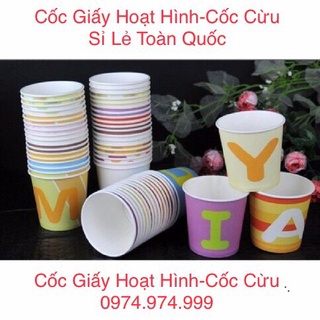 [COMBO] 50 CỐC CỪU NHIỀU MẦU, CỐC GIẤY RĂNG CƯA..DÙNG NƯỚNG BÁNH, ĐỰNG KEM, sinh nhật, văn phòng....