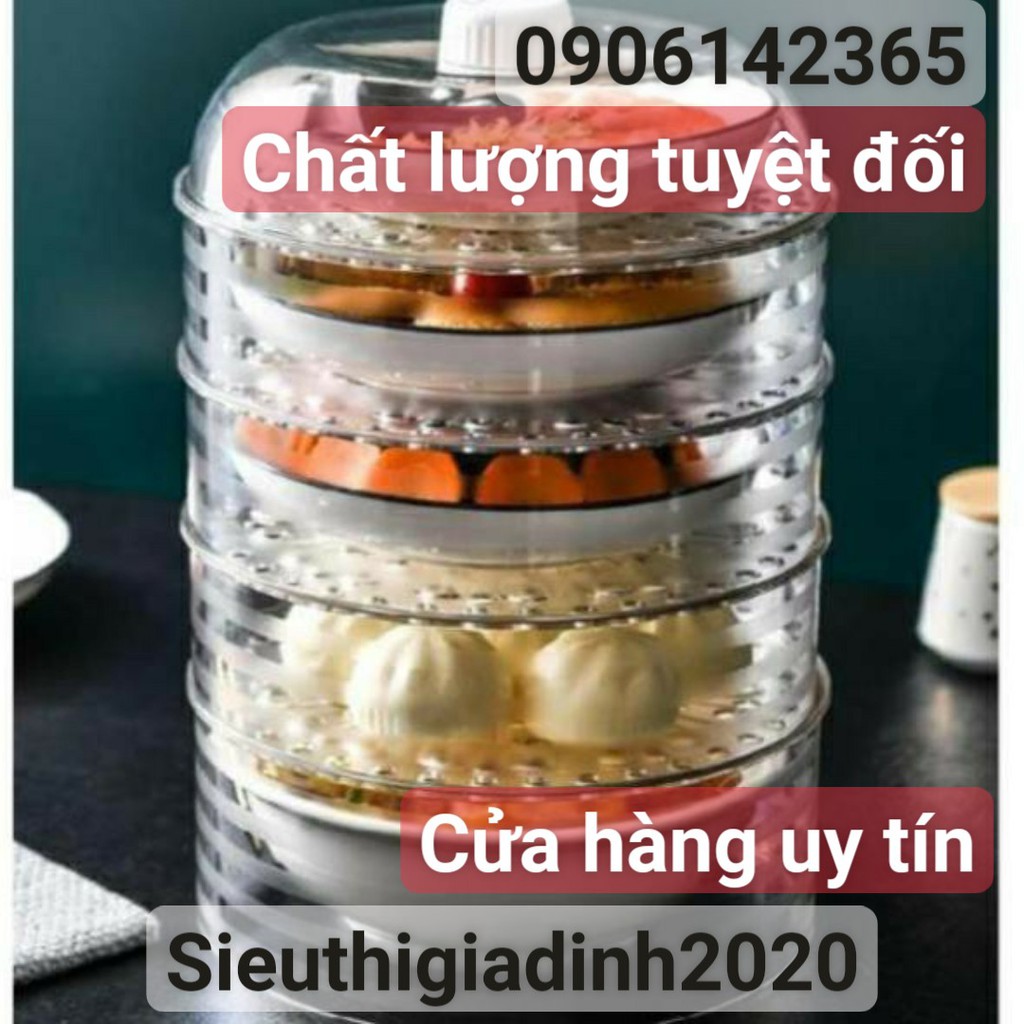 Khay đậy thức ăn, lồng bàn đậy thức ăn giữ nhiệt cao cấp - Sieuthigiadinh2020