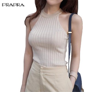 Áo nữ cổ yếm không tay điệu đà và quyến rũ