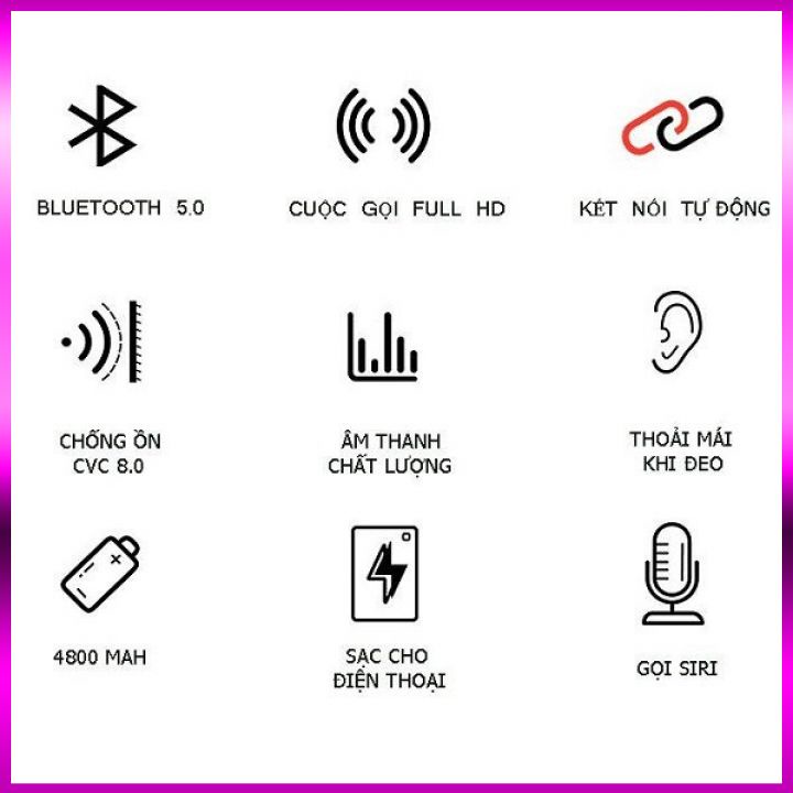 Tai Nghe Bluetooth kiêm sạc dự phòng 4800 mAh - Tai Nghe Không Dây Amoi S11 Chống nước