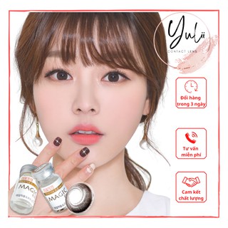Kính áp tròng cận ANN365 màu caramen tự nhiên, lens cận loạn thị nam nữ dành cho mắt nhạy cảm