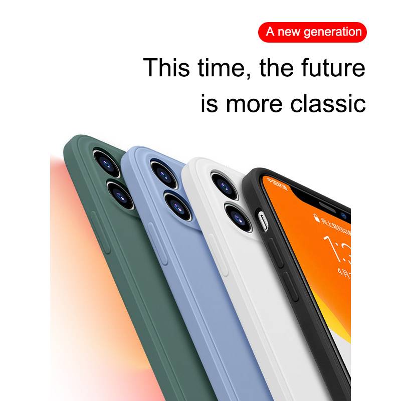 Ốp Điện Thoại TPU Silicon Màu Trơn Thời Trang Cho iPhone 11 Pro MAX 6 6s 7 8 Plus X XS SE 2020 2022 SE3