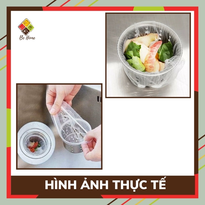 Túi Lọc Rác Bồn Rửa Chén Bát BEHOME Tiện Ích Đa Năng  túi lưới lọc rác bồn rửa bát -Tái Sử Dụng Khi Cần [COMBO RẺ NHẤT]