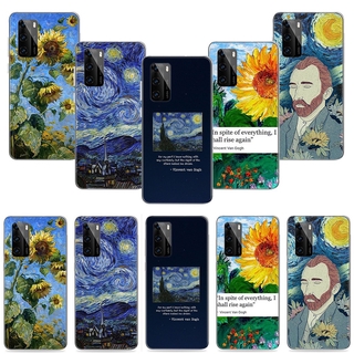 Ốp điện thoại silicon in tranh vẽ của Van Gogh 94YF dành cho Huawei P20 P30 Pro Lite Y6P Y6 Y9 Prime 2019 2018 Y7A