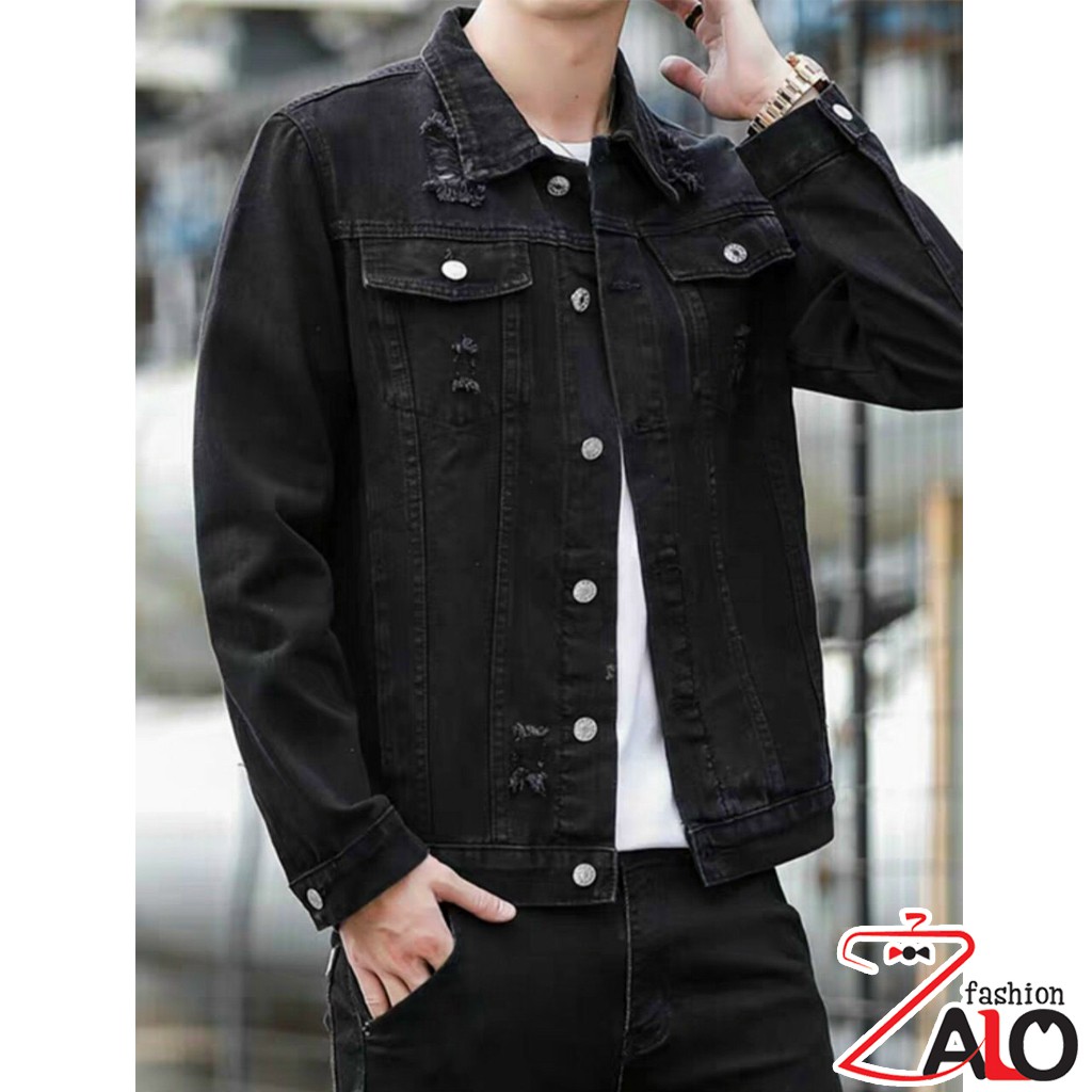 Áo Khoác Jean AKJ02 Áo Bò Rách Nam Nữ Unisex | BigBuy360 - bigbuy360.vn