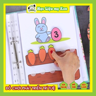 Học liệu cho bé: Bé tập đếm củ cà rốt