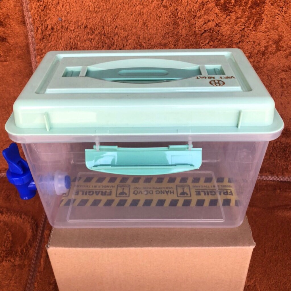 Bình đựng nước 2.5L có vòi để tủ lạnh, để bàn - chính hãng Việt Nhật