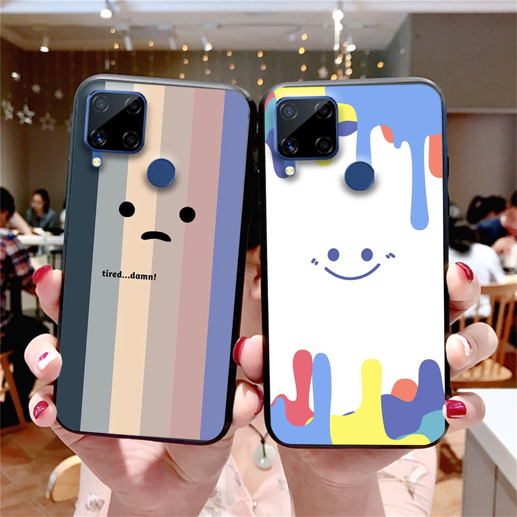 [HOT] ỐP LƯNG REALME C21/C21Y/C12/C15/C20/C11/C25/C25S mẫu cá tính mặt cười cute cực hot