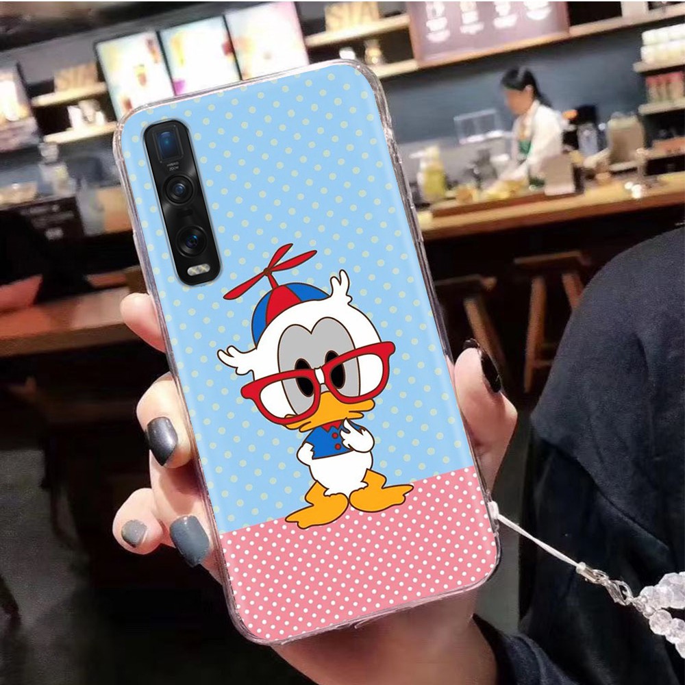 DONALD DUCK Ốp Lưng Trong Suốt Hình Vịt Donald Cho Asus Zenfone 6 6z 5 5z 3 Zoom Live L1 Rogue Phone Strix Ii 7 Pro