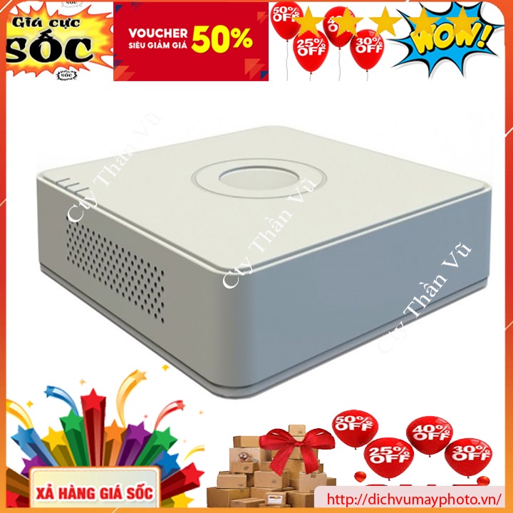 Đầu ghi hình Hik 1.0 (DS-7108HGHI-F1N) 8 kênh vỏ nhựa