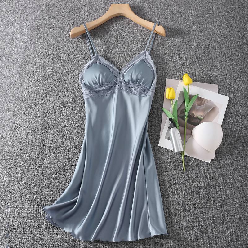[SHIP NHANH 2h [2 mẫu] Đầm Ngủ Sexy Satin phối ren cao cấp - CÔ CHỦ NHỎ CHUYÊN SỈ | BigBuy360 - bigbuy360.vn