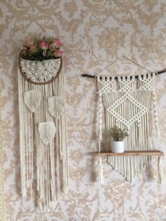 Kệ trang trí Macrame
