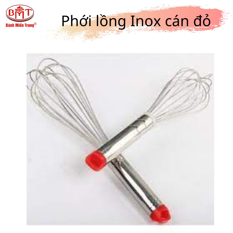 Phới lồng Inox cán đỏ