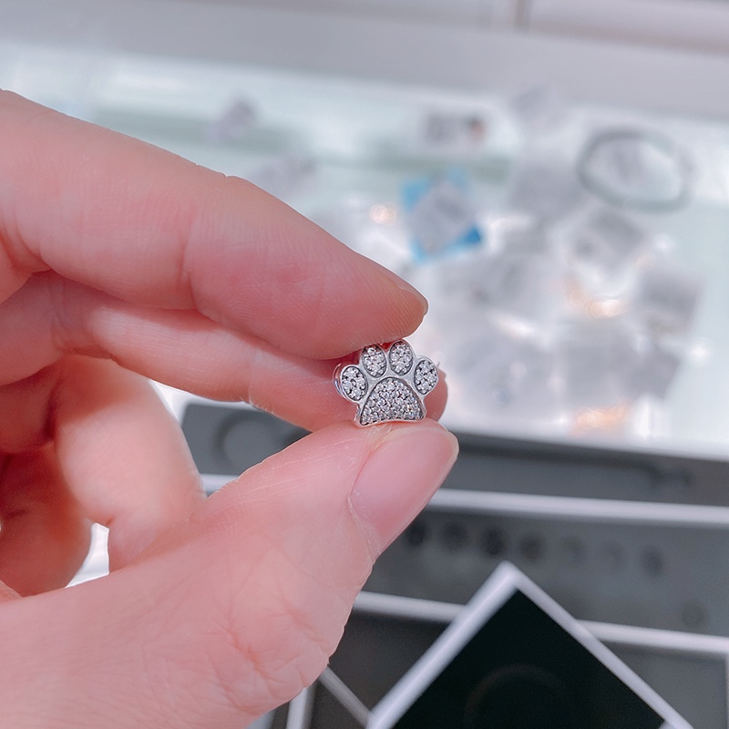 Hạt in dấu chân mèo cho Vòng đeo tay tự làm