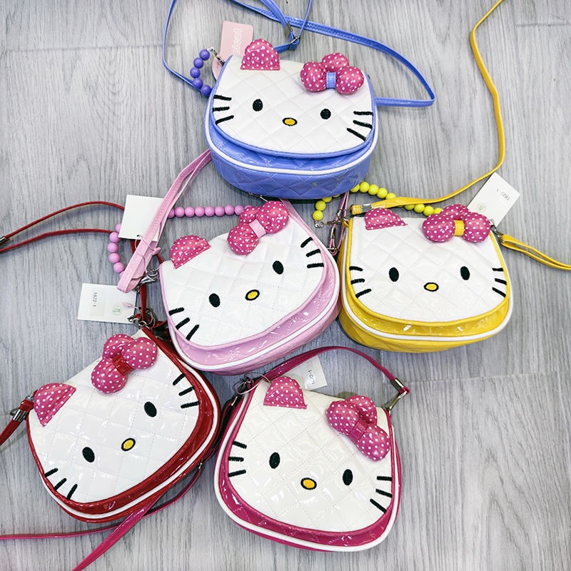 Mp. Bộ đồ dùng trong Studio🇰🇷Túi Tote họa tiết Hello Kitty đáng yêu cho bé