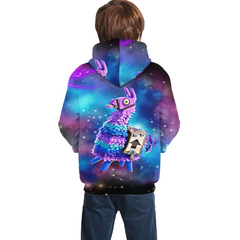 Galaxy Áo Hoodie In Họa Tiết 3d Độc Đáo Cho Bé