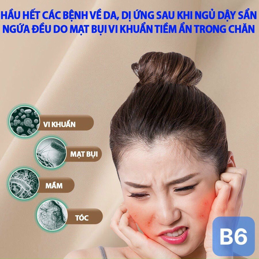 Máy Hút Bụi Cầm Tay CHIGO Hút Bụi Sofa Nệm Giường Chăn Đệm Diệt Khuẩn Bằng Tia Uv Lực Hút Mạnh Chống Ồn Tiện Lợi