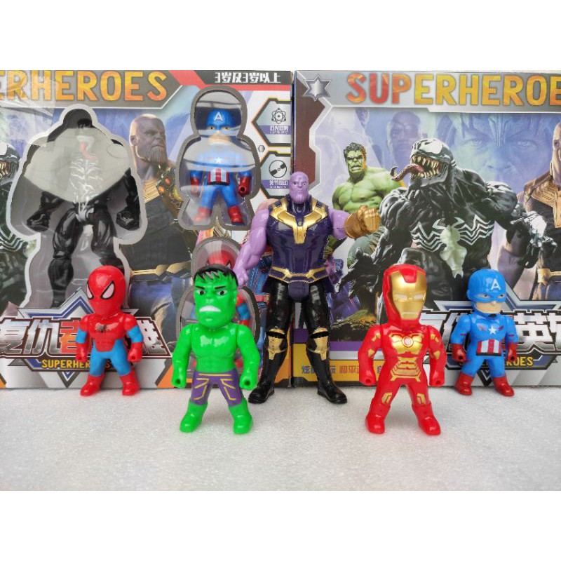 Hộp 5 nhân vất siêu anh hùng 564870