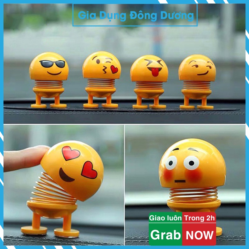 Thú nhún lò xo Emoji đáng yêu nhún nhảy lò xo