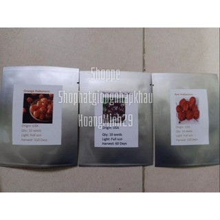 ỚT SIÊU CAY HABANERO ĐỎ MỸ