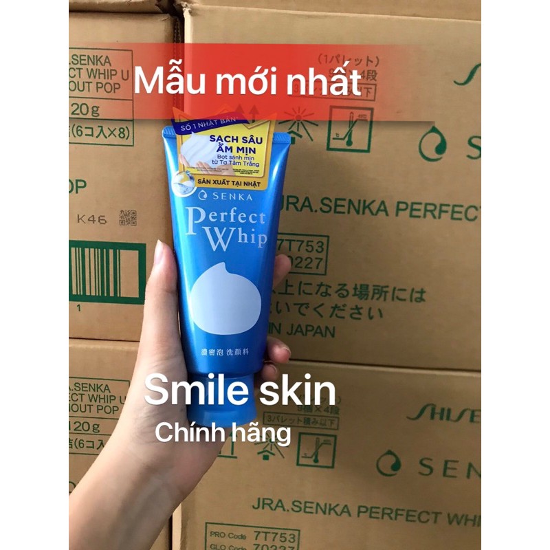 [ Chính Hãng] Sữa Rửa Mặt Shiseido Senka Perfect Whip Collagen In 120g