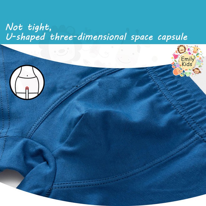 Bộ 7 QuầN LóT Boxer 100% Cotton In HọA TiếT HoạT HìNh Cho Bé Trai (3-12 TuổI)