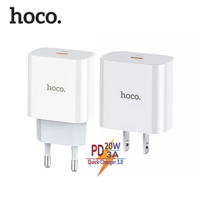 Củ Sạc Hoco C76/C76A sạc nhanh QC3.0 và PD20W Cho Smart phone - Table tự động nhận dạng thiết bị