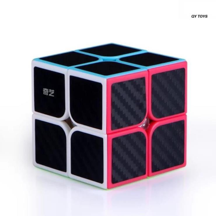 Rubik Carbon Qiyi Mofang 2x2 3x3 4x4 5x5 Tam Giác 12 Mặt, Skewb, Ivy lá phong cao cấp