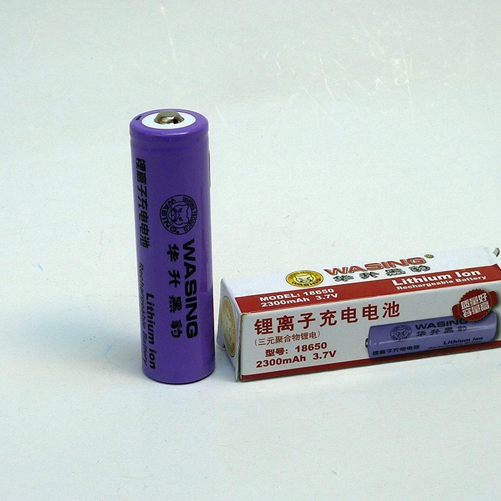 PIN SẠC TỐT WASING 18650 2300mAh 3.7V - W18650