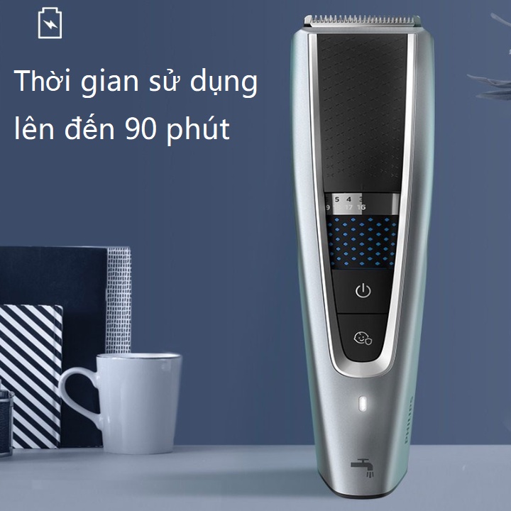 Tông đơ cắt tóc cao cấp Philips HC5690/15 - Kiểu pin: Li-ion - Công suất: 9W