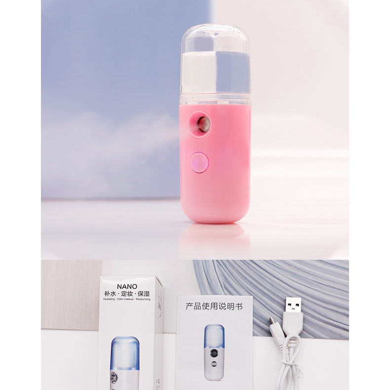 Máy phun sương, xông hơi mini cầm tay