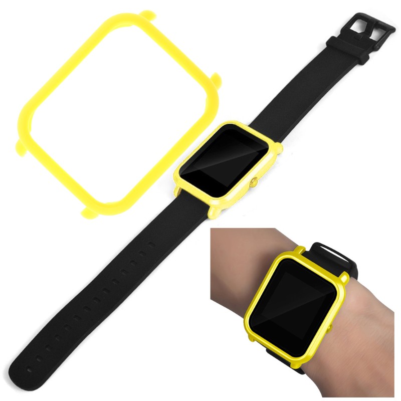 Colorful Frame PC Case Cover Protect Shell For Huami Amazfit Bip Youth Watch