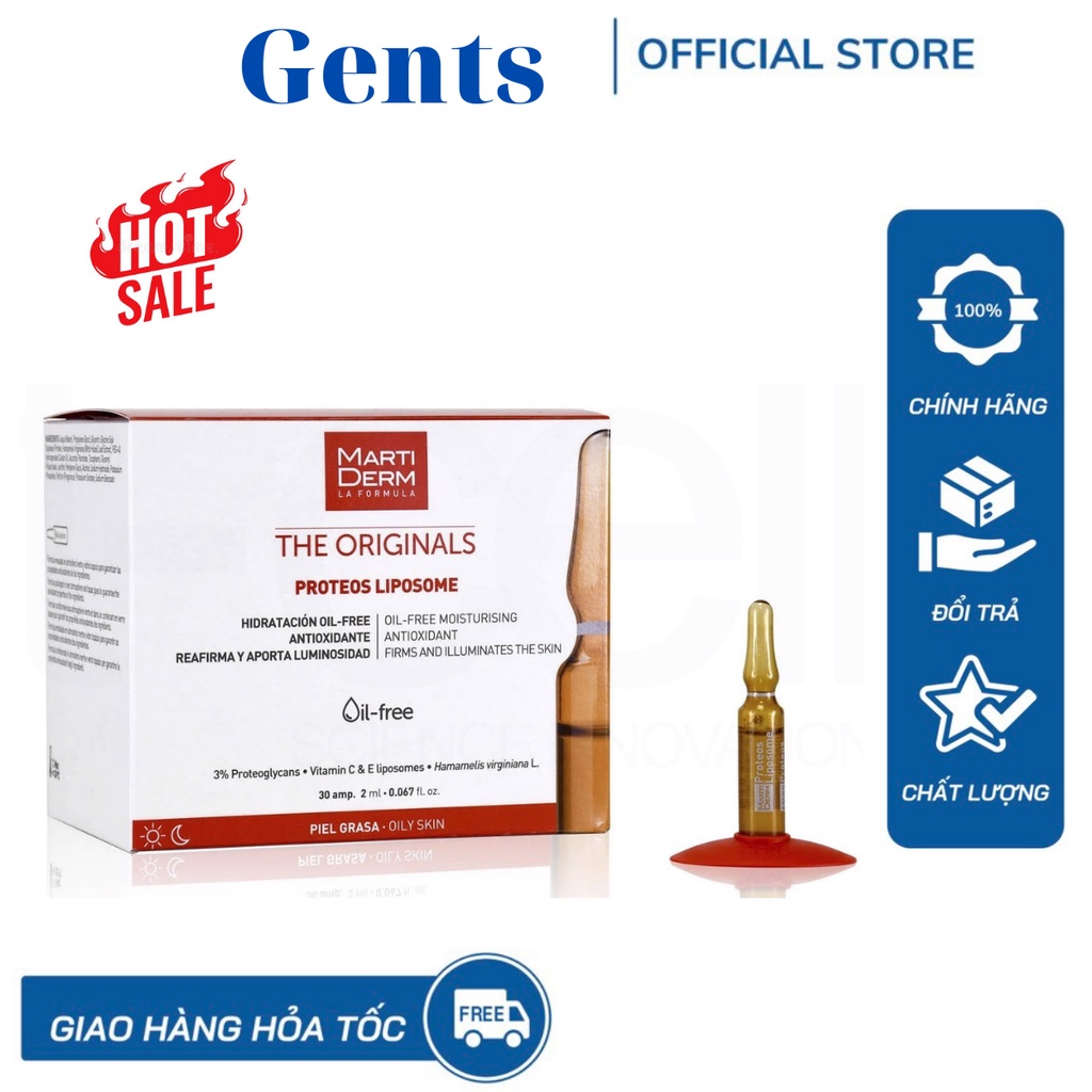[Hàng chuẩn Auth] Tinh chất MartiDerm - The Originals Proteos Liposome