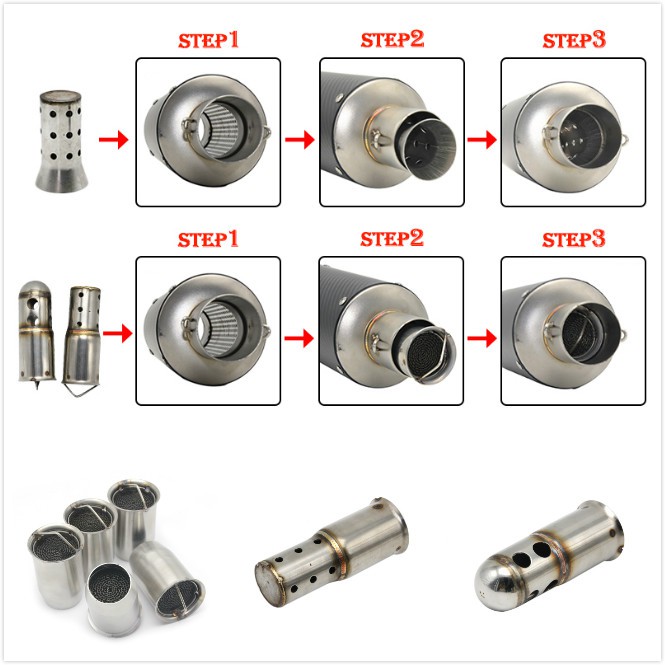 Price concessions for factory clearing inventory ATV DB Killer Universal Motorcycle Scooter Exhaust 