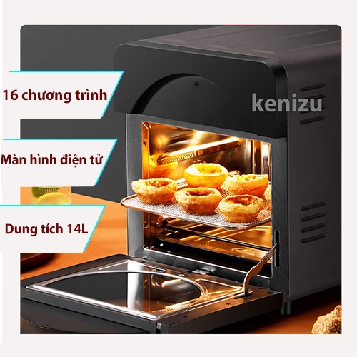 Nồi chiên không dầu Klarstein Easy Touch 14L bản điện tử 2020 nhập khẩu Đức công suất 1700W