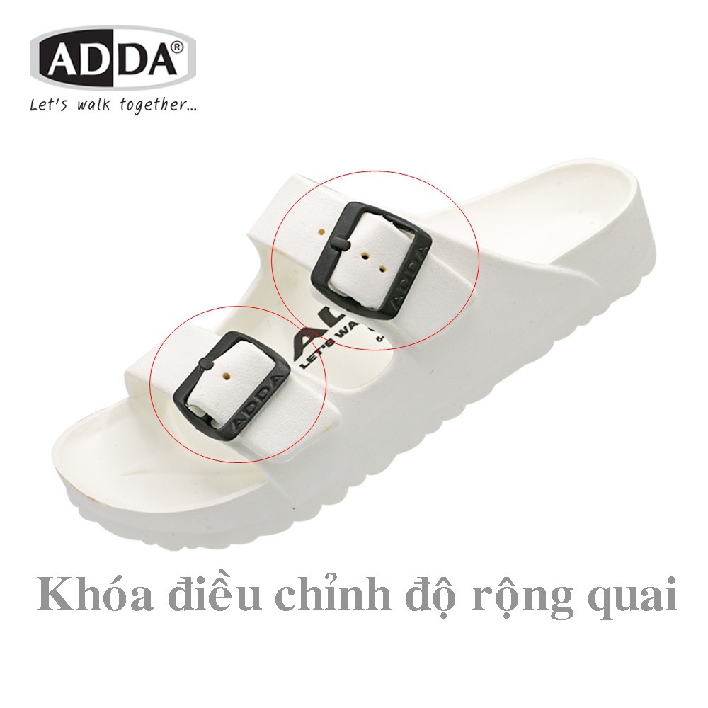 Dép lê nam ADDA - Thái Lan, nhẹ bền, đi nước thoải mái, không trơn size 37-42