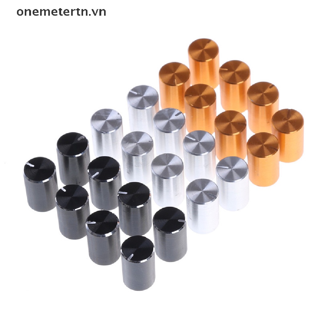 8 Nút Vặn Chiết Áp Điều Chỉnh Âm Lượng Bằng Nhôm 10 * 15mm 6mm