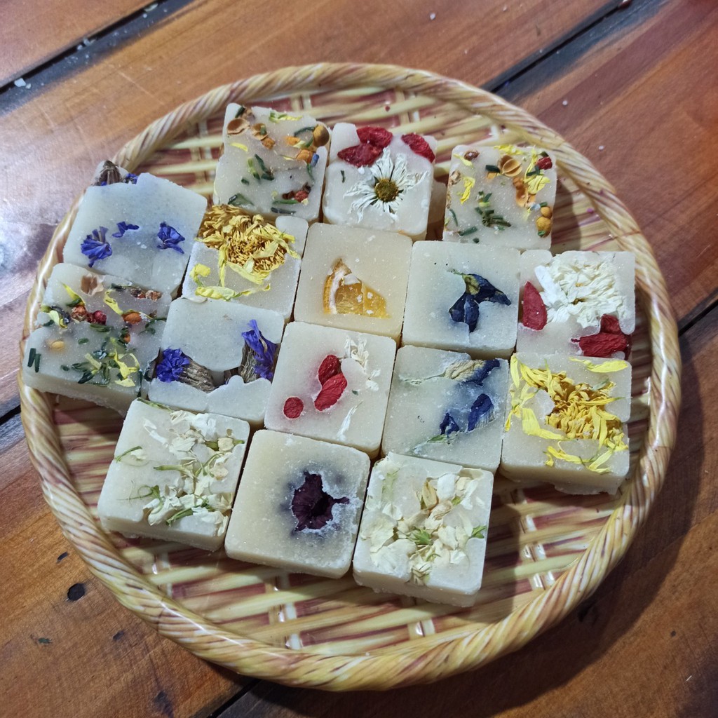 Trà hoa đường viên vuông