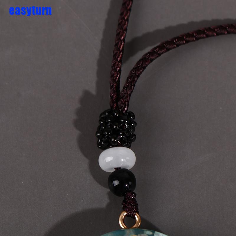 EAS 1Pc Orgonite Energy Pendant Orgone Amazonite Necklace Horus Eye All-Seeing Eyes