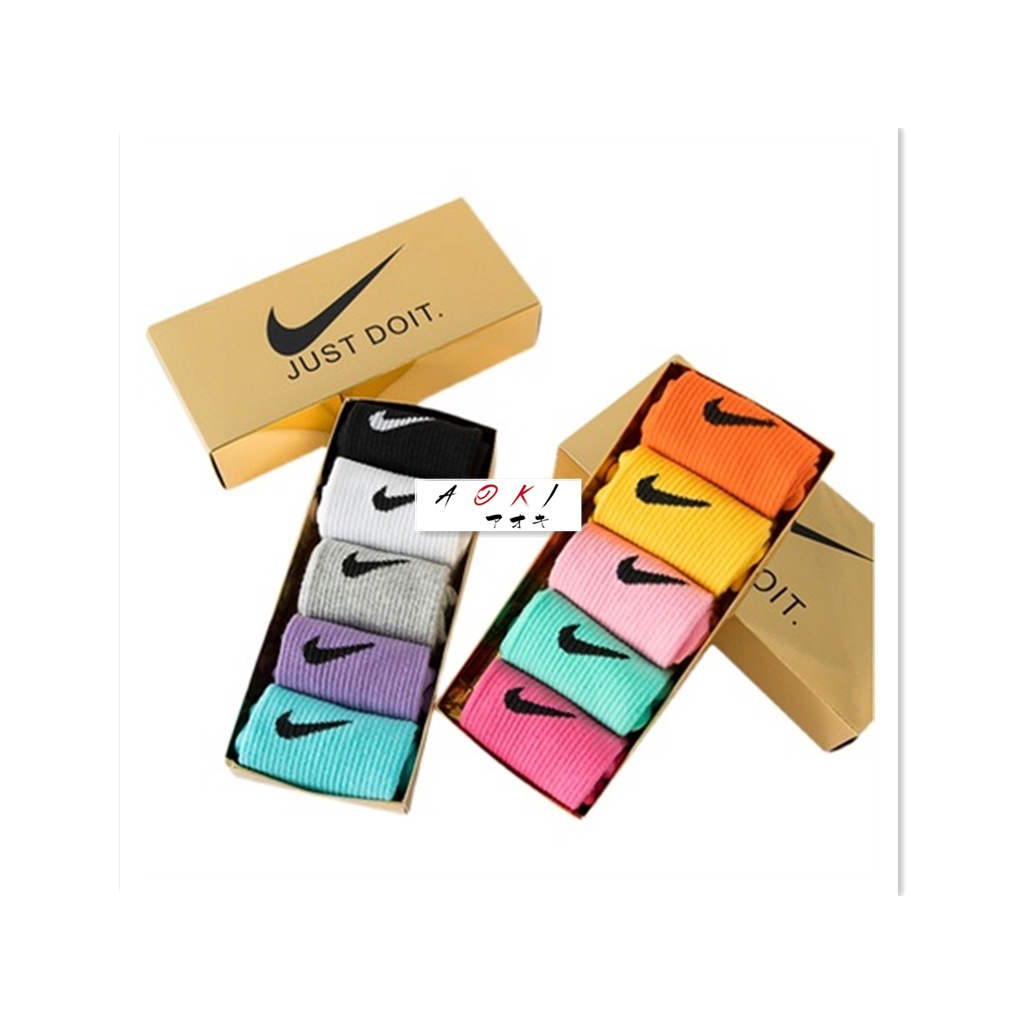 Aoki-Tất vớ mẫu Nike nhiều màu dành cho nam và nữ