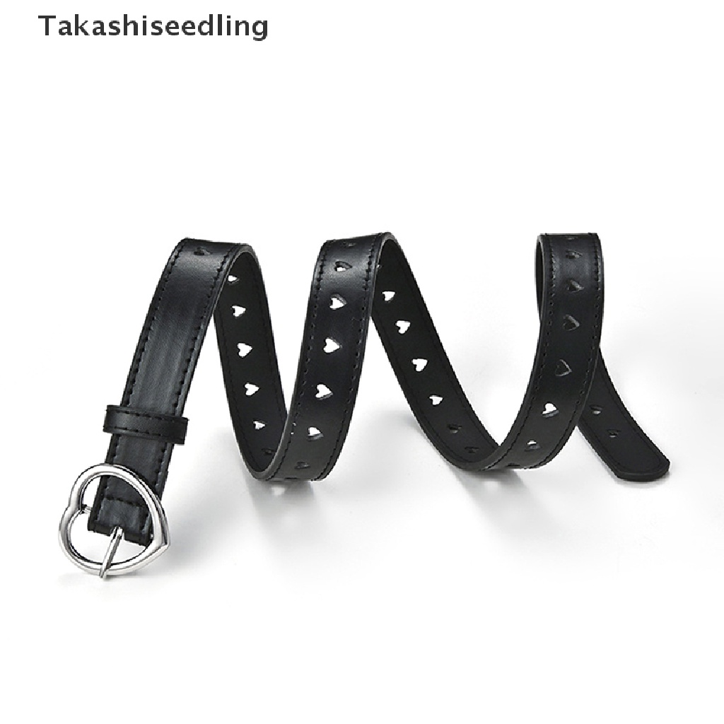 Thắt Lưng Giả Da Khóa Trái Tim Dễ Thương Cho Bé Gái